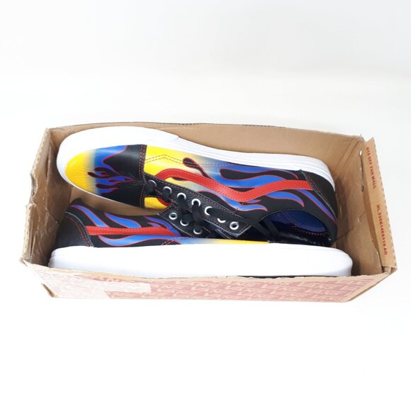 Vans Old Skool Skate Casual Authentic Shoe Sneaker Racer Black Red Mens 12 US - Picture 12 of 12